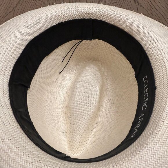 Eclectic Array "Falcon" fedora panama style hat - Picture 6 of 9